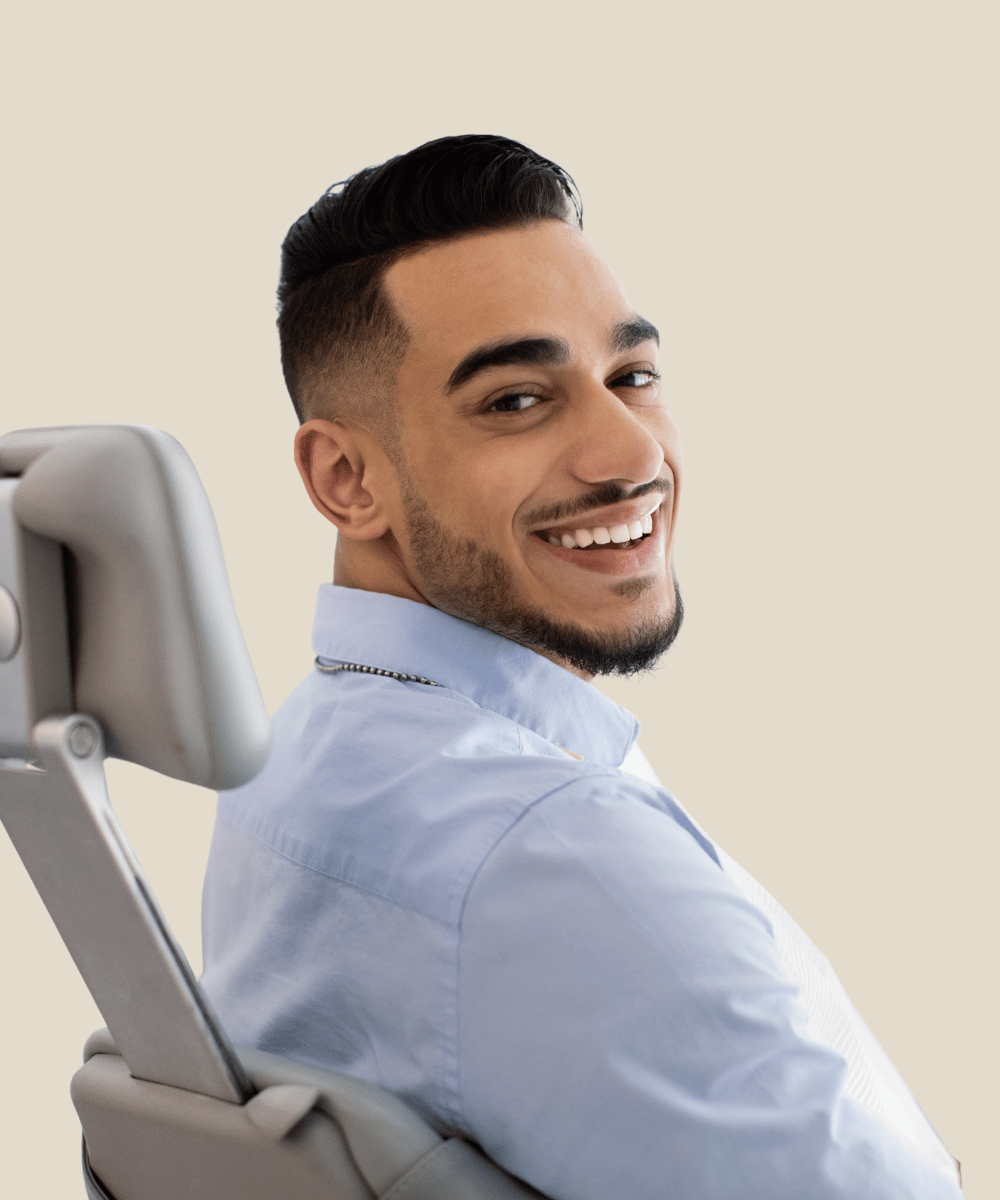 Patient at first dental appointment in St George, UT